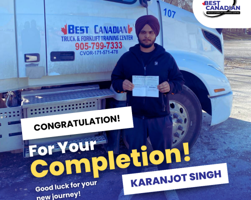 Best Canadian Truck Congrats Karanjot Singh